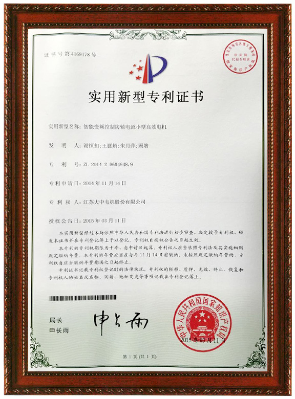 智能變頻控制防軸電流小型高效電機(jī)